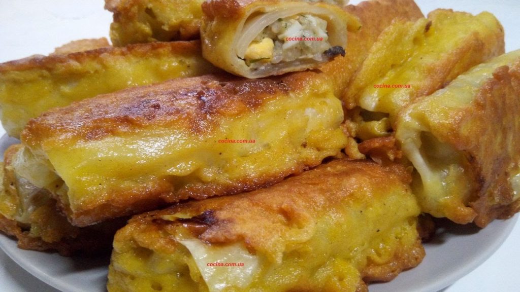 Рулеты из капусты с начинкой в кляре / Вкусно и Просто