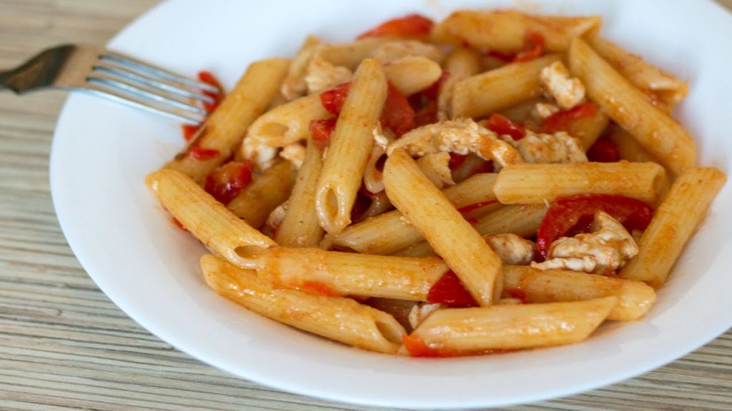 Паста с курицей и сладким перцем | Chicken Pasta with Bell Pepper