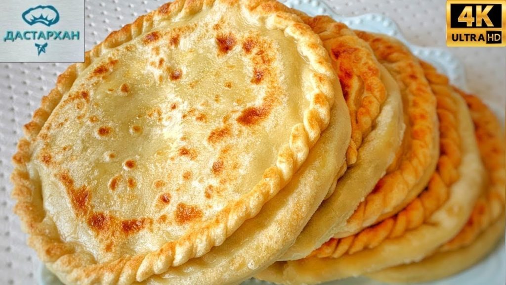 Лепешки с джусаем и яйцом ☆ Пөрә (Поря) ☆ Гошнан с джусаем ☆ Дастархан ☆ ENG SUB