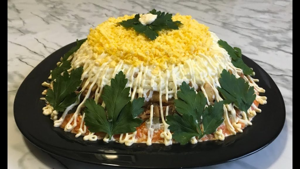 Старинный САЛАТ БОЯРИН Это Невероятно Вкусно! / Салат на Новый Год / Салат с Печенью /  Liver Salad