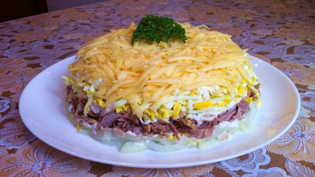 Салат "Мужской Каприз" / Праздничный Мясной Салат / Очень Простой Рецепт (Вкусно и Быстро) Салат "Мужской Каприз" / Праздничный Мясной Салат / Очень Простой Рецепт (Вкусно и Быстро)