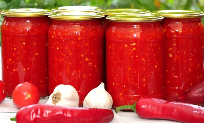 🍅🌶АДЖИКА "КОБРА" НА ЗИМУ – САМЫЙ ПРОСТОЙ И ВКУСНЫЙ РЕЦЕПТ!