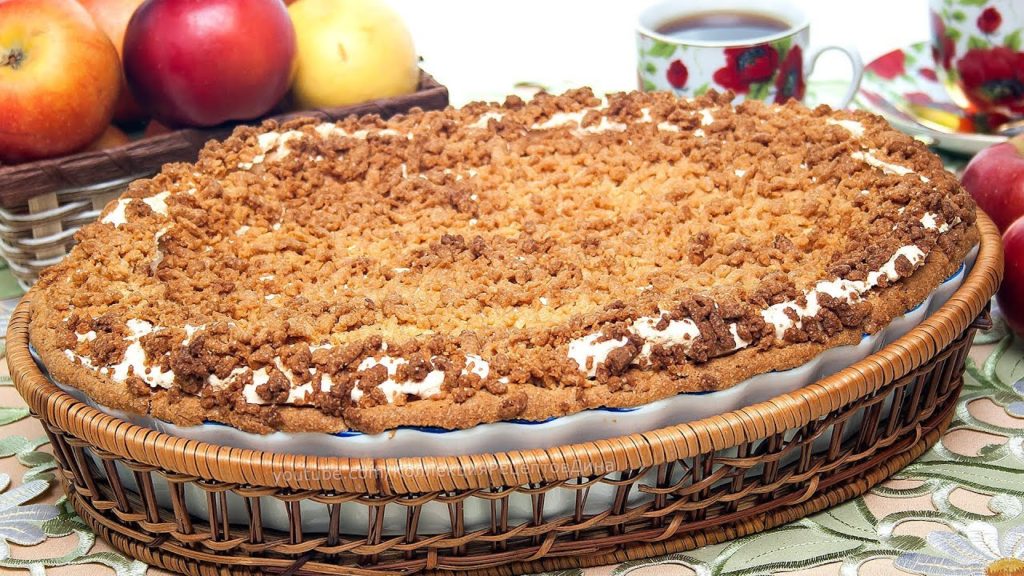 🍎Необыкновенно вкусный яблочный пирог из песочного теста «Мечта»🍏 🍎Необыкновенно вкусный яблочный пирог из песочного теста «Мечта»🍏