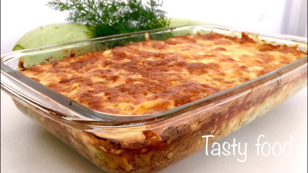 Кабачки Запеченные Под Сыром! Очень Вкусно и Просто! Запеканка из Кабачков!