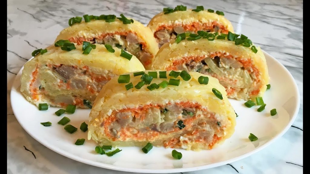 Бесподобный Салат-Рулет с Копченой Скумбрией / Новогодняя Закуска 2019 / Smoked Mackerel Salad
