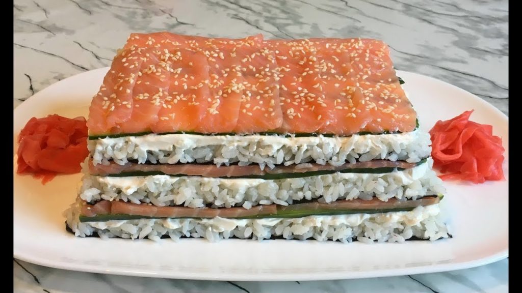 Салат "Филадельфия" Поразит Своим Невероятным Вкусом и Красотой!!! / Салат Суши / Philadelphia Salad Салат "Филадельфия" Поразит Своим Невероятным Вкусом и Красотой!!! / Салат Суши / Philadelphia Salad