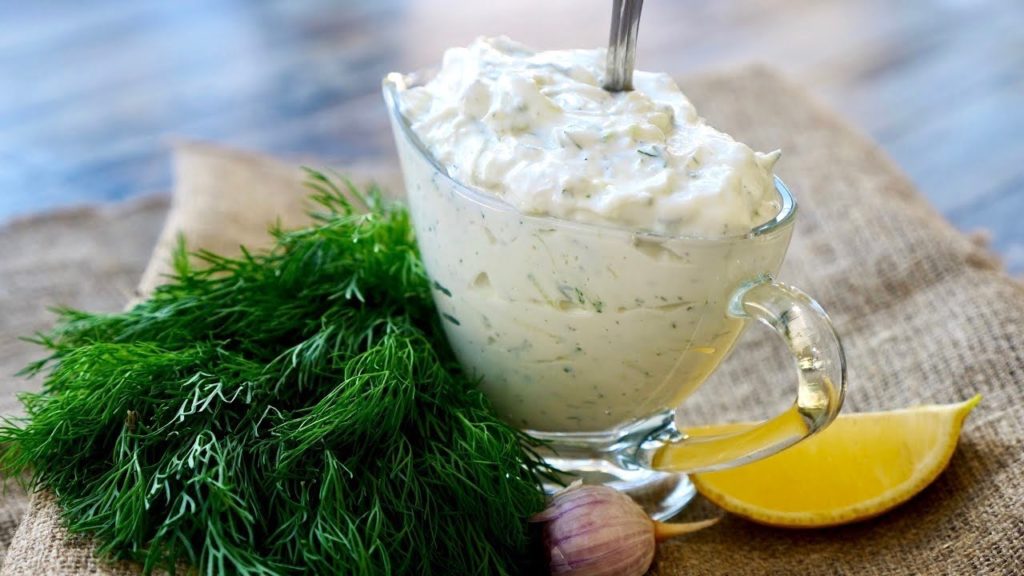 Вкусный соус к мясу и овощам | Греческий соус дзадзики в домашних условиях