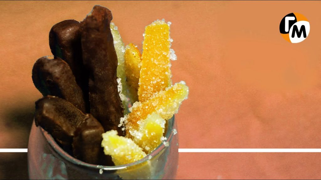 Цукаты из апельсиновых корок рецепт | Апельсиновый мармелад для куличей, пасок -- ГМ, №80