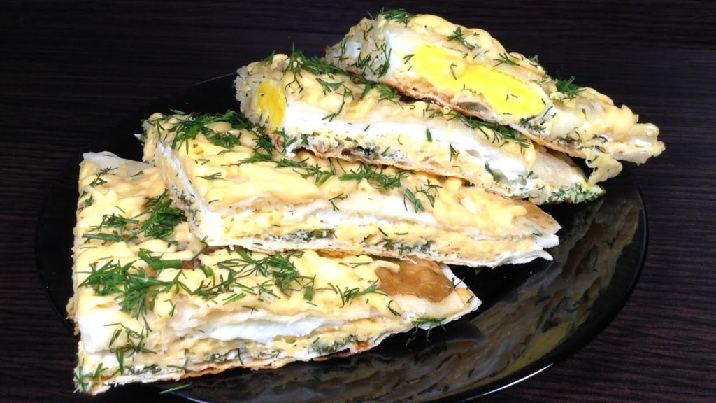 БЫСТРЫЙ завтрак из ЛАВАША  | Вкусный  и сытный рецепт!