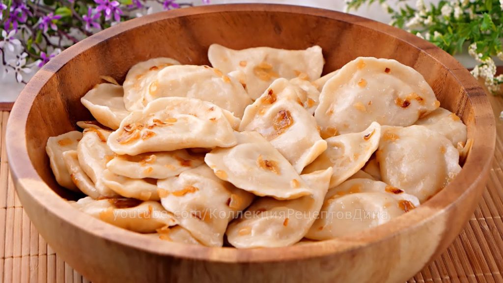 🥟 Тесто БЕЗ ВЕСОВ для Вареников, Пельменей и Мантов! Вкусные Вареники с Картошкой и жареным луком!