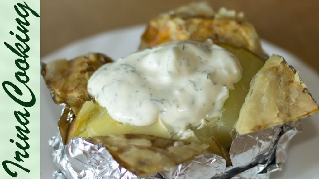 Запеченный Картофель со Сметанным Соусом 🥔 Латышская Кухня ✧ Ирина Кукинг