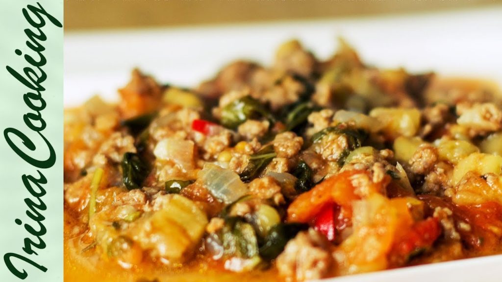 Подлива с Мясным Фаршем и Овощами 🍆 Как БЫСТРО приготовить Вкусную Мясную Подливу ✧ Ирина Кукинг