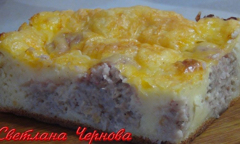 Пирог с Фрикадельками-Очень Вкусно!!! /Pie with Meatballs