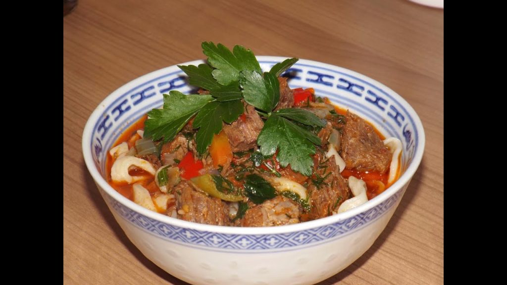 Ленивый лагман! Мамин рецепт, просто и вкусно!