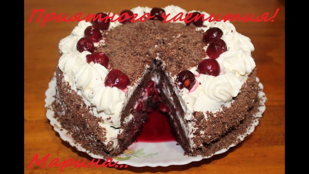 ВКУСНЫЙ ШОКОЛАДНЫЙ ТОРТ ЧЕРНЫЙ ЛЕС В МУЛЬТИВАРКЕ, КАК ПРИГОТОВИТЬ ТОРТ #РЕЦЕПТ ШОКОЛАДНОГО ТОРТА