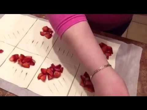 слойки с клубникой советую очень вкусно и просто слойки с клубникой советую очень вкусно и просто