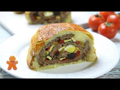 Мясной Рулет в Картофельной Шубке на Новогодний Стол