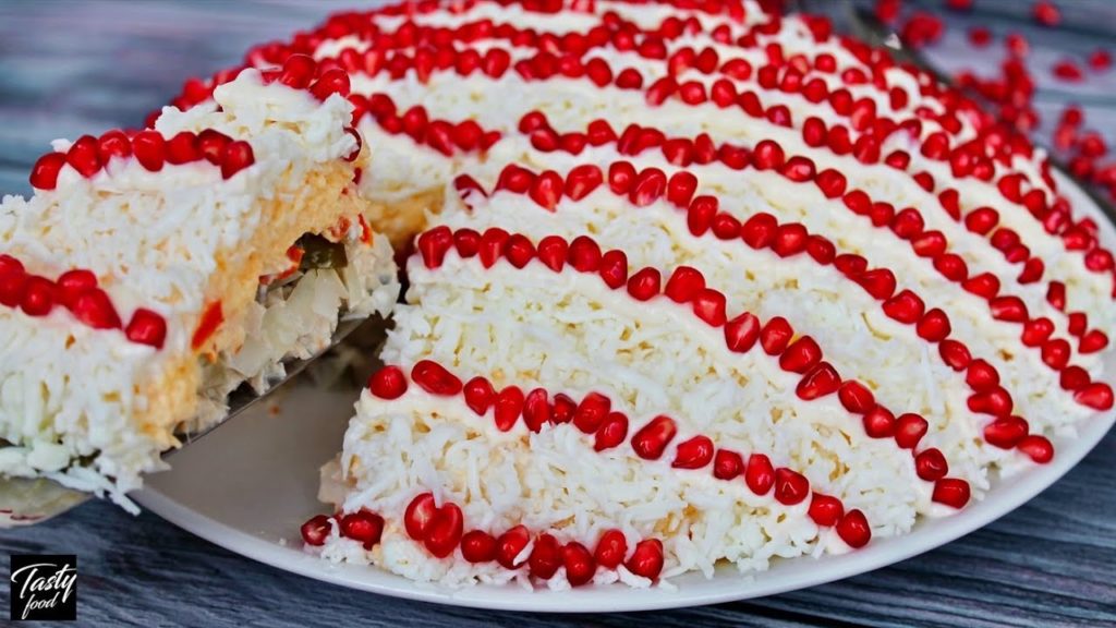 САЛАТ "БУСЫ НА СНЕГУ" Ну Очень Вкусно, Устоять Невозможно!