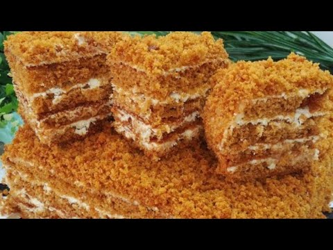 САМЫЙ ЛЕНИВЫЙ МЕДОВИК БЕЗ РАСКАТКИ  КОРЖЕЙ. ЗА 30 МИНУТ.