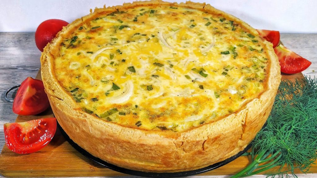 ПИРОГ заливной с яйцами и зеленым луком. БЫСТРЫЙ заливной ПИРОГ на песочном тесте! ПИРОГ заливной с яйцами и зеленым луком. БЫСТРЫЙ заливной ПИРОГ на песочном тесте!