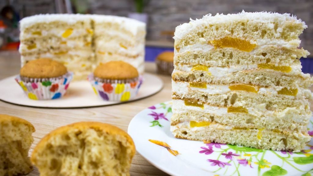 🍰Бисквит на сметане и сгущенке👍 для торта и капкейков🍰- Я - ТОРТодел!
