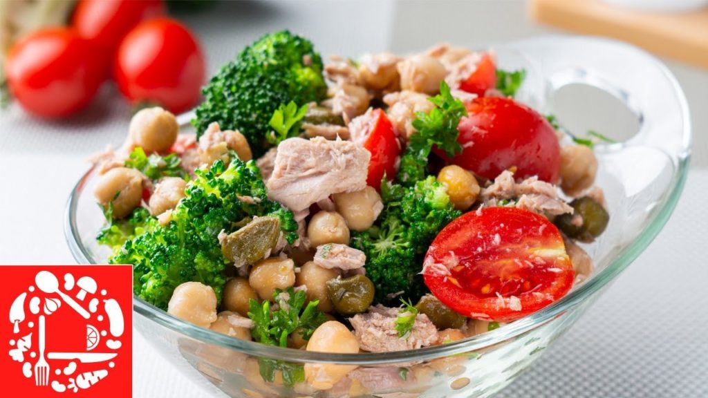 Простой Рецепт Вкусного Салата. Салат с тунцом и овощами без майонеза Простой Рецепт Вкусного Салата. Салат с тунцом и овощами без майонеза