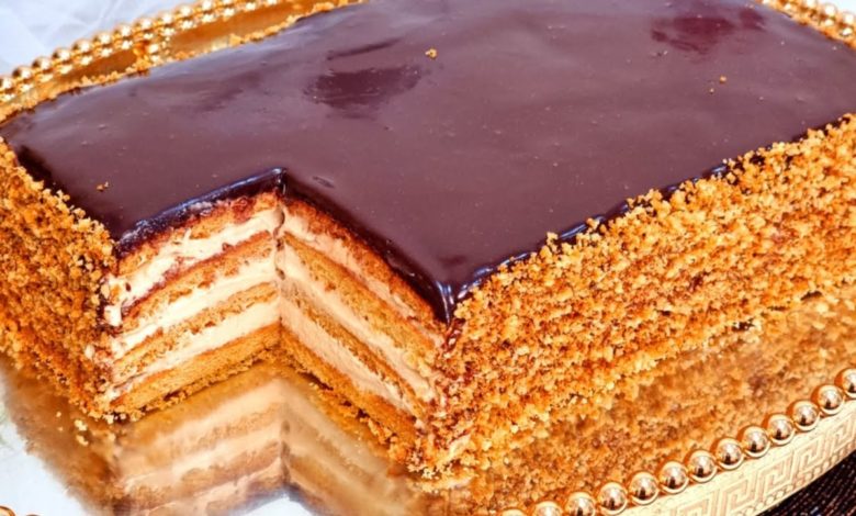 МЕДОВИК БЕЗ РАСКАТКИ КОРЖЕЙ! СТАНЕТ ЛЮБИМЫМ РЕЦЕПТОМ! КАРАМЕЛЬНЫЙ МЕДОВЫЙ ТОРТ ЗА 30 МИН! ВКУСНЯШКА😋