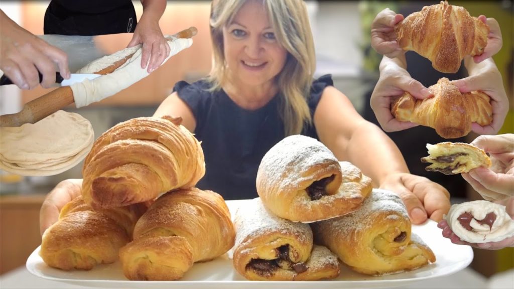 CROISSANT E SACCOTTINI SFOGLIATI 🥐metodo semplificato 🥐SENZA UOVA CROISSANT E SACCOTTINI SFOGLIATI 🥐metodo semplificato 🥐SENZA UOVA