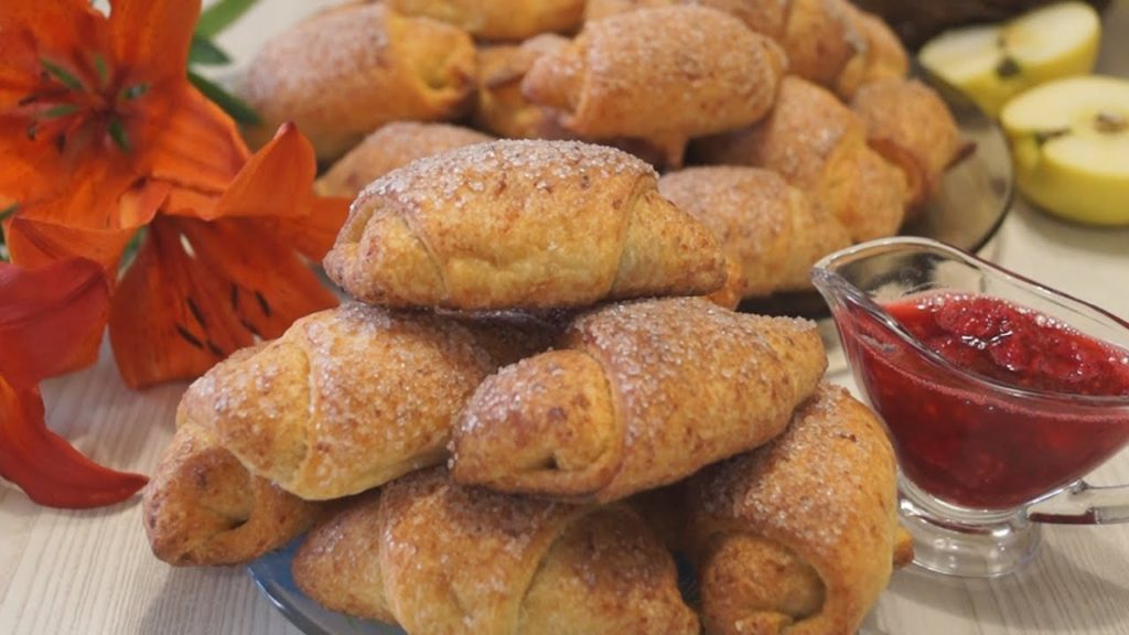 Чудесные РОГАЛИКИ.  Роскошное лакомство из минимума продуктов!