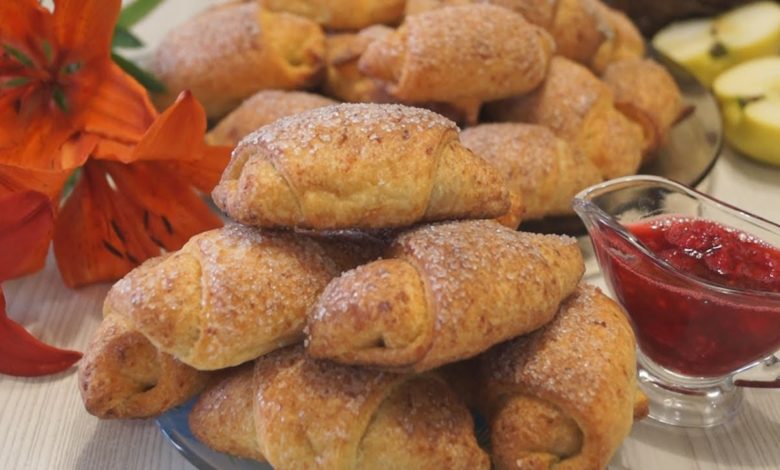 Чудесные РОГАЛИКИ.  Роскошное лакомство из минимума продуктов!