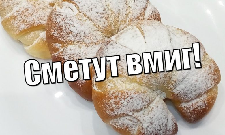 Нежнейшие булочки с вишней , тают во рту!Tender scones with cherries!