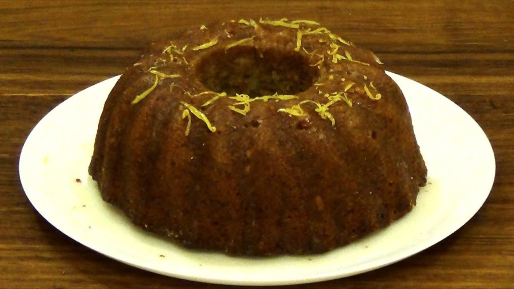Кекс с бананами и медом