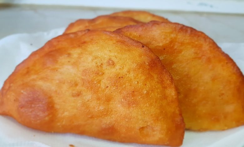 Чебуреки постные с картошкой, цыганка готовит. Gipsy cuisine.
