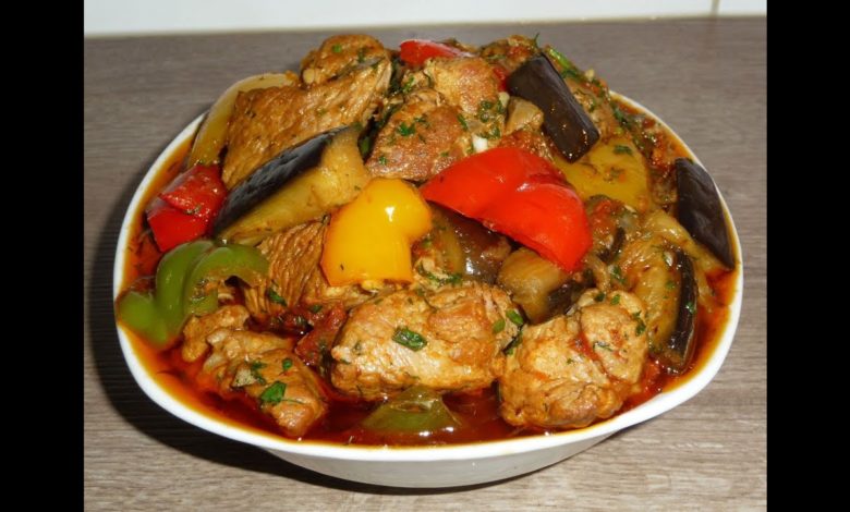 Тушёное мясо с овощами ооочень вкусно