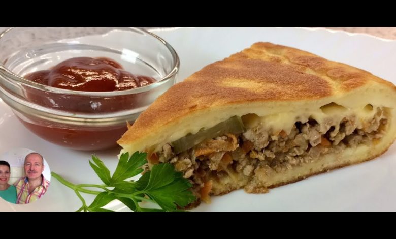 Мясной Пирог на Сковородке! Легко можно обойтись и без духовки!
