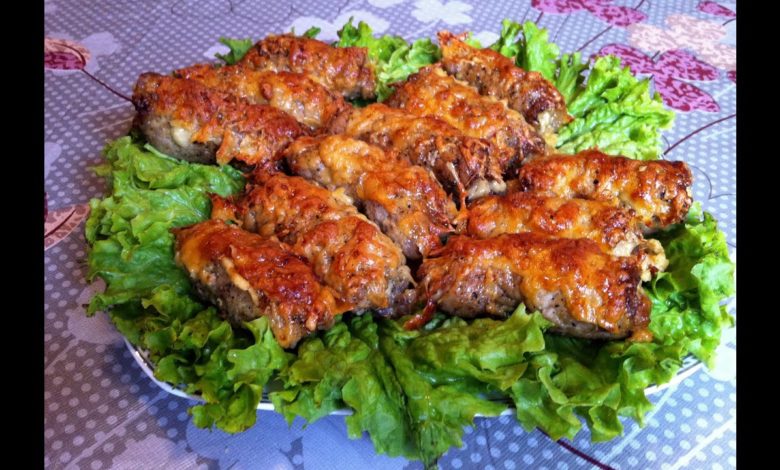 Мясные Рулетики с Сыром / Рулетики из Свинины / Простой Пошаговый Рецепт