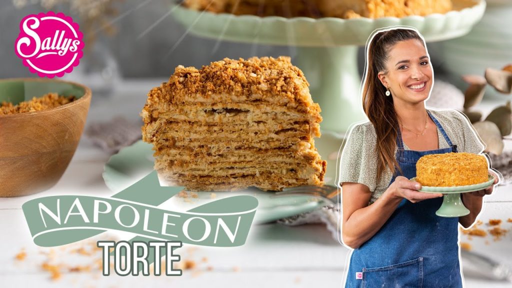 Napoleon Torte / mit Karamell-Buttercreme / Sallys Welt