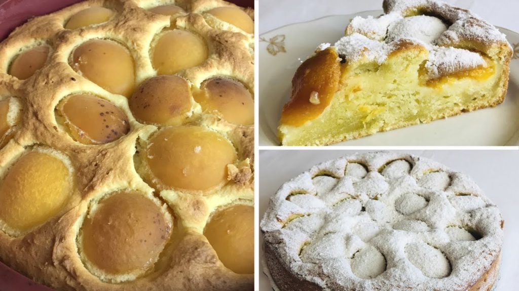 Обалденно вкусный и простой пирог с абрикосами (персиками). Попробуйте обязательно