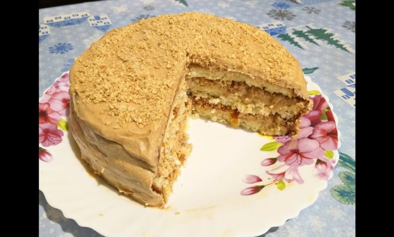Очень вкусный торт, с вареной сгущёнкой!!!