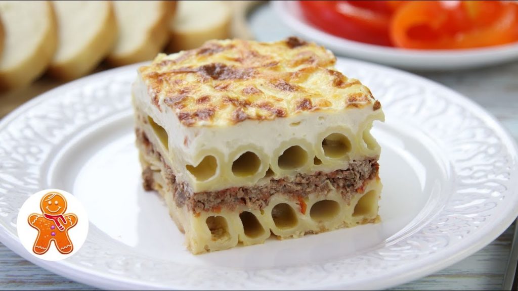 Макаронная Запеканка с Фаршем По-Гречески ✧ Пастицио Παστίτσιο