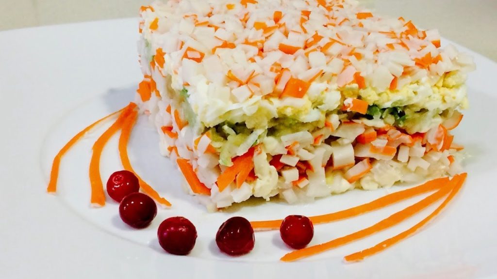 Салат "Крабы по Снежной ШУБОЙ"/Конкурент салату "Мимоза"/ Обалденно Вкусно,очень Нежно!...