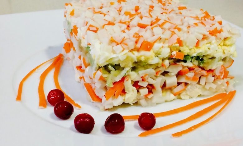 Салат "Крабы по Снежной ШУБОЙ"/Конкурент салату "Мимоза"/ Обалденно Вкусно,очень Нежно!...