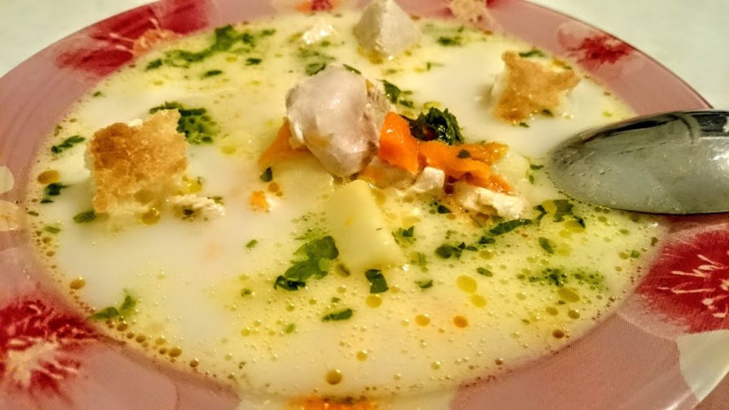 Сырный суп из курицы без грибов Вкусный простой рецепт блюда на обед! Сырный суп из курицы без грибов Вкусный простой рецепт блюда на обед!
