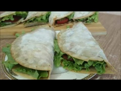 Бургер в лаваше ЗАВТРАК, ПЕРЕКУС Вкусно и быстро