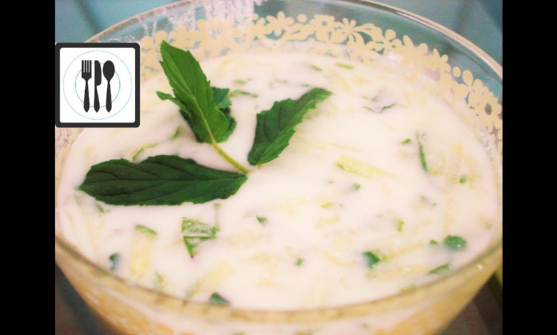 ДЖАДЖИК - Турецкий холодный суп с огурцами и йогуртом. Турецкая окрошка. Cacik nasil yapilir ДЖАДЖИК - Турецкий холодный суп с огурцами и йогуртом. Турецкая окрошка. Cacik nasil yapilir