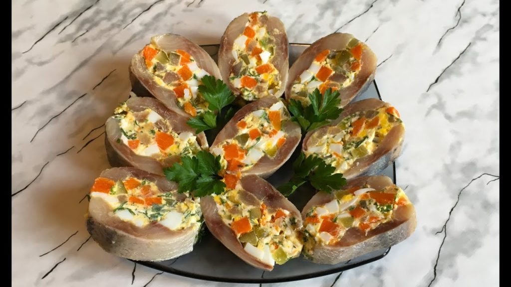 Фаршированная Сельдь / Рулет из Сельди / Stuffed Herring / Новогодняя Закуска / Простой Рецепт Фаршированная Сельдь / Рулет из Сельди / Stuffed Herring / Новогодняя Закуска / Простой Рецепт