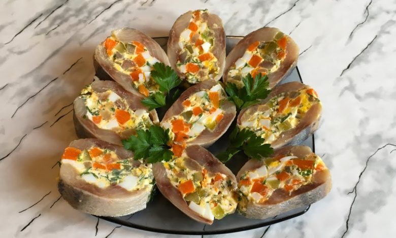 Фаршированная Сельдь / Рулет из Сельди / Stuffed Herring / Новогодняя Закуска / Простой Рецепт