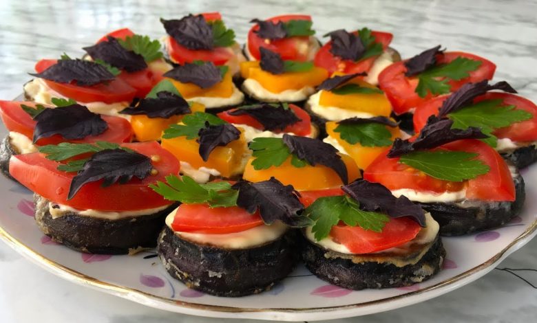 Закуска из Баклажан (Синенькие) / Appetizer From Eggplant / Простой Рецепт(Очень Вкусно и Быстро)