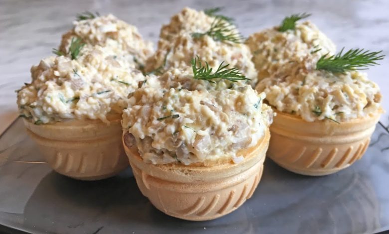 Тарталетки с Грибной Начинкой / Tartlets Recipe / Легкая Закуска / Праздничная Закуска Тарталетки с Грибной Начинкой / Tartlets Recipe / Легкая Закуска / Праздничная Закуска