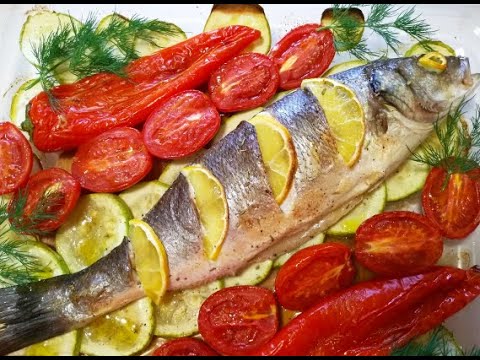 Как вкусно приготовить СИБАС?Простой рецепт вкусной рыбы СИБАС в духовке! Сибас на овощной подушке! Как вкусно приготовить СИБАС?Простой рецепт вкусной рыбы СИБАС в духовке! Сибас на овощной подушке!